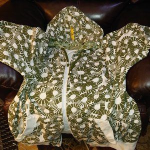 Ultra Epicly Rare Akademiks green on white XXL Vintage Hoodie Sweatshirt